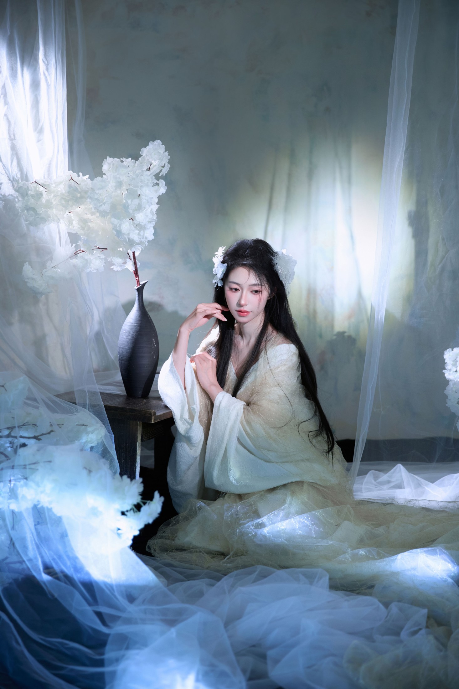 粉面姑娘 – 《梨花白》[14P] 插图1