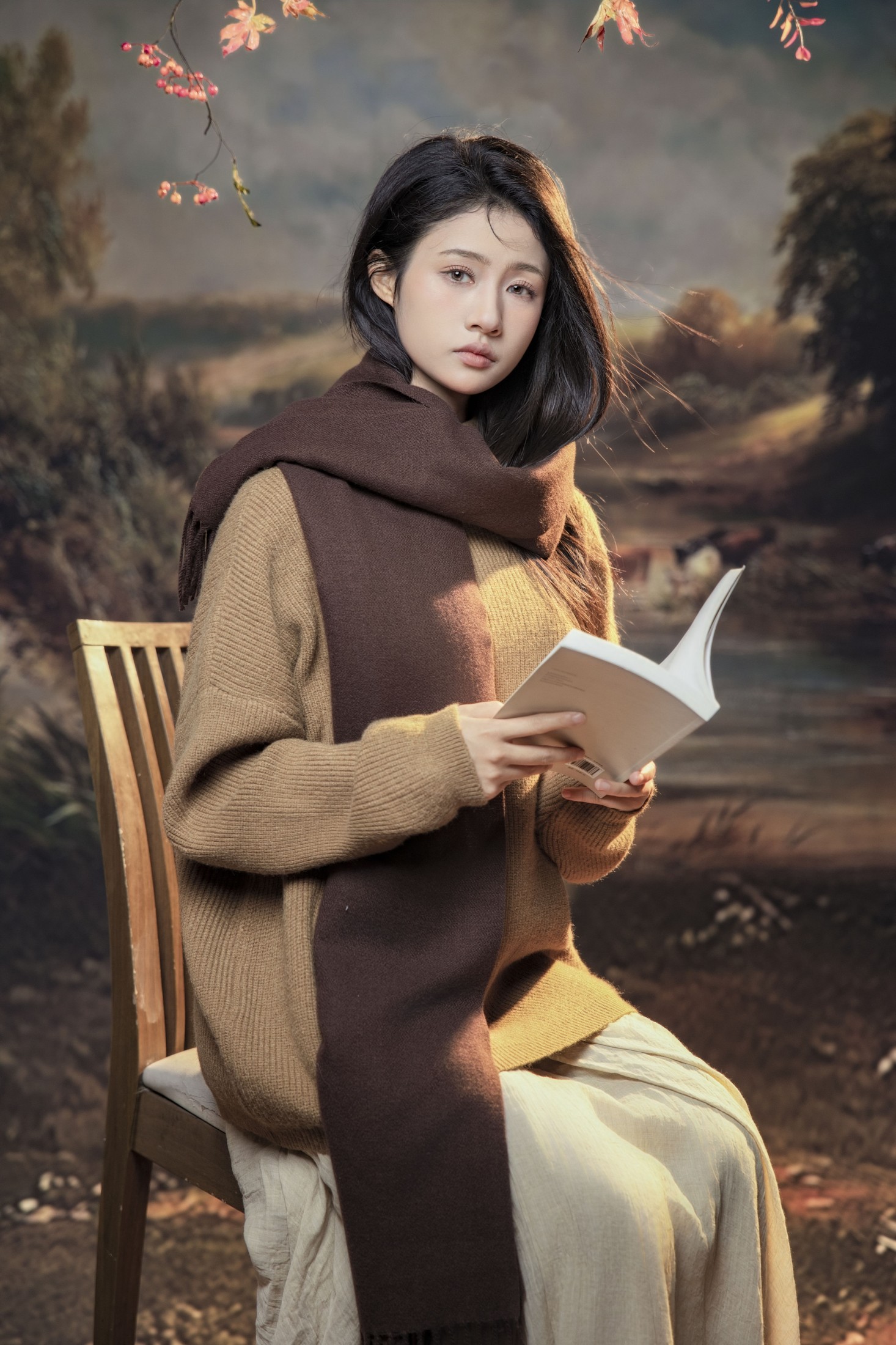 欣欣 – 《深秋的文艺少女》[13P] 插图1