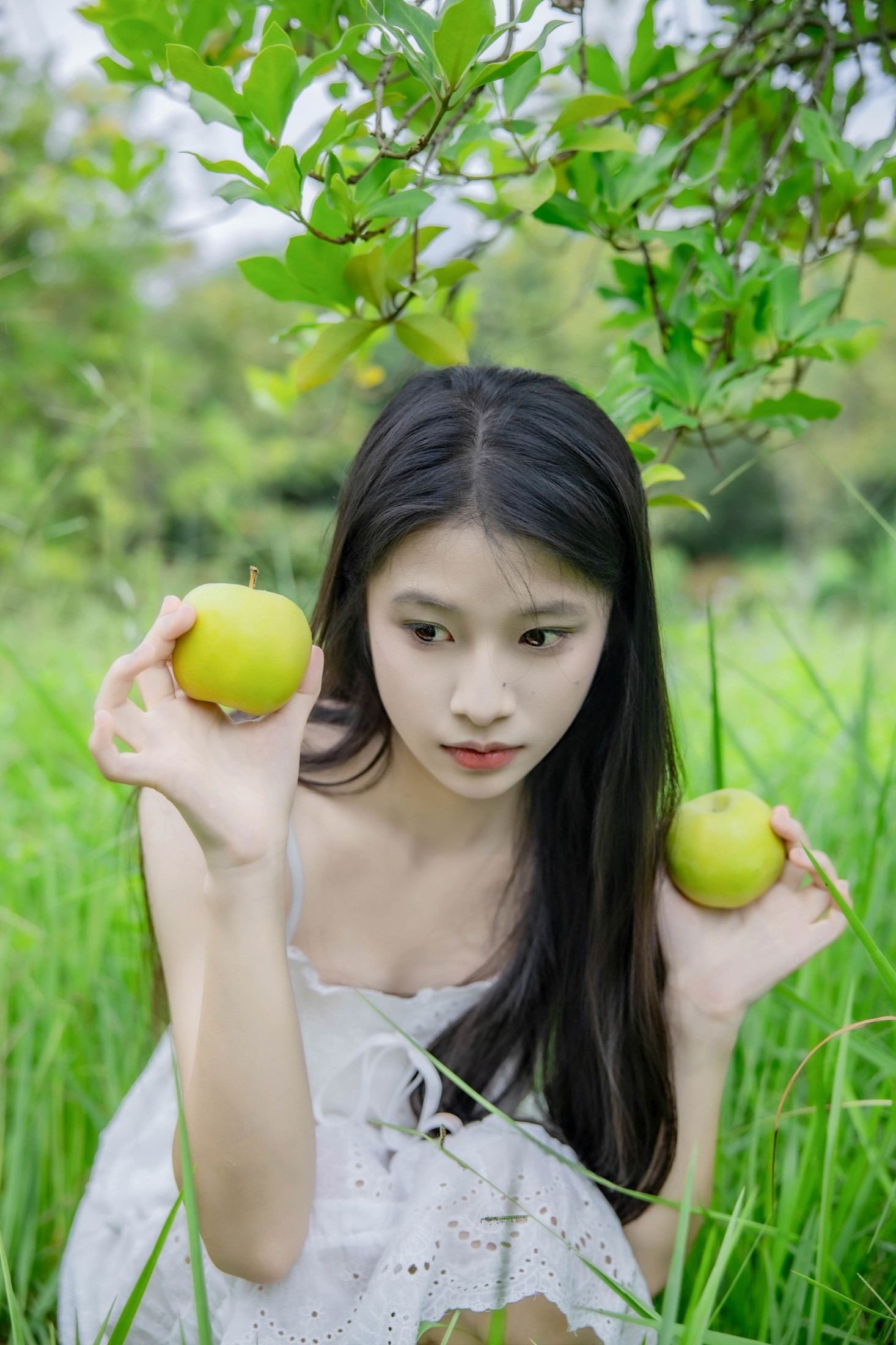湉懒懒. – 《青苹果的青涩少女》[25P] 插图1