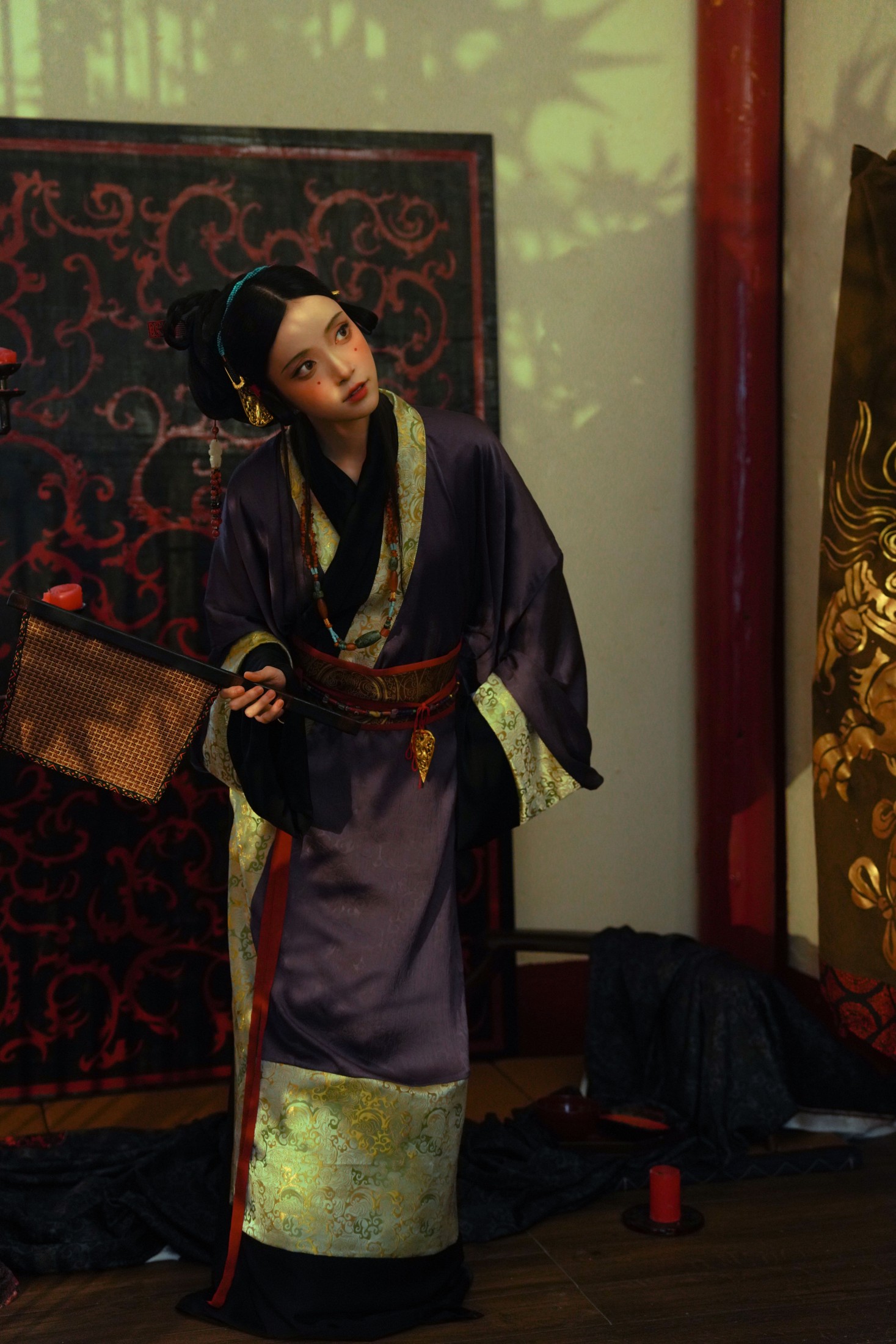 桃迟 – 《长眉红妆，幽微烛火》[14P] 插图1