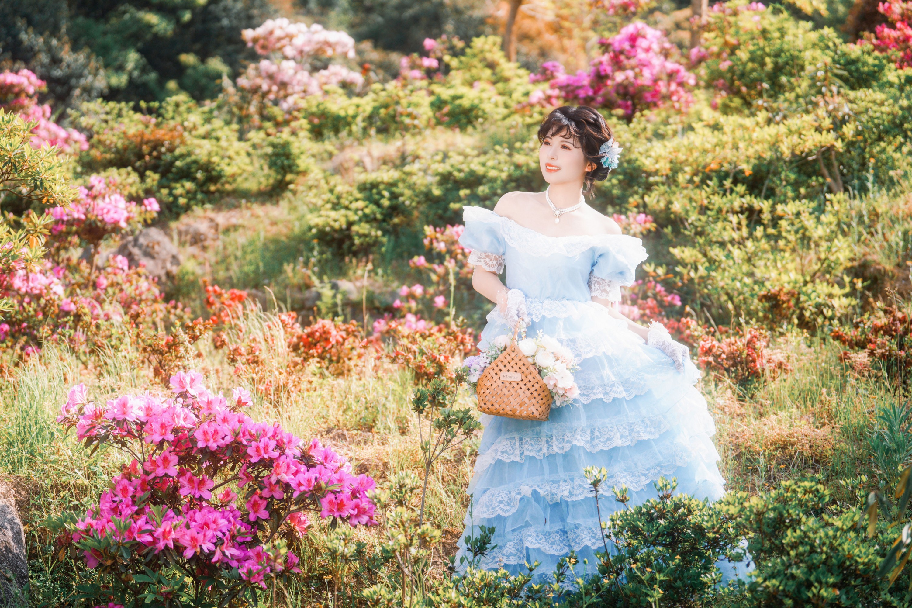 桂花鸭 – 《法式人像-杜鹃花写真》[21P] 插图1
