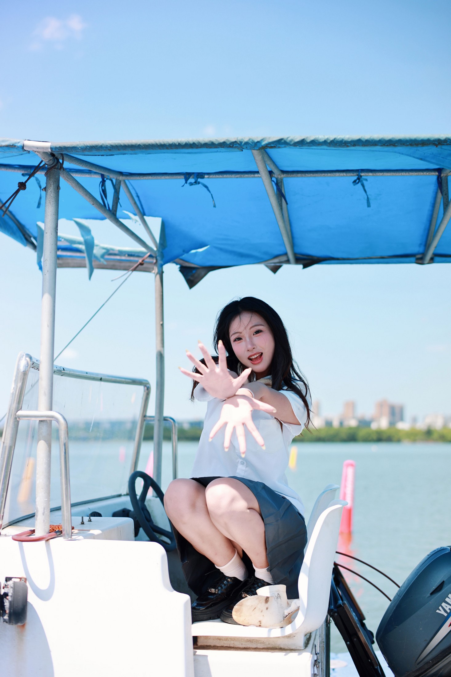 小u – 《湖边日系jk》[33P] 插图1