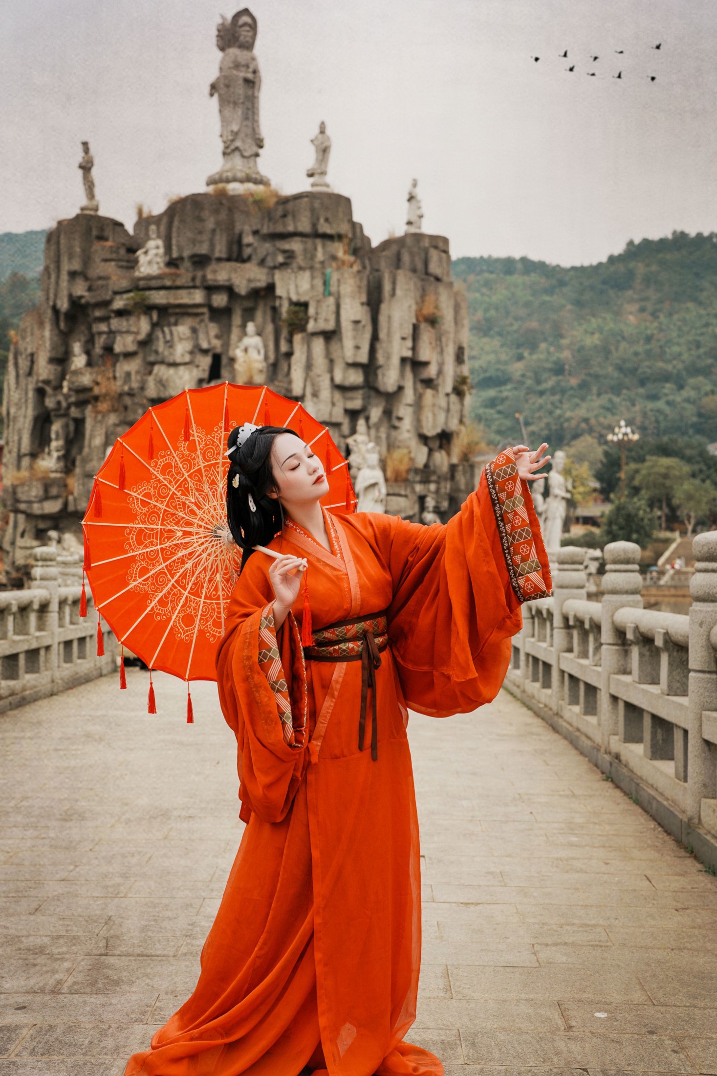泱泱泱呀 – 《古风人像拍摄-万佛寺-泱泱》[31P] 插图1