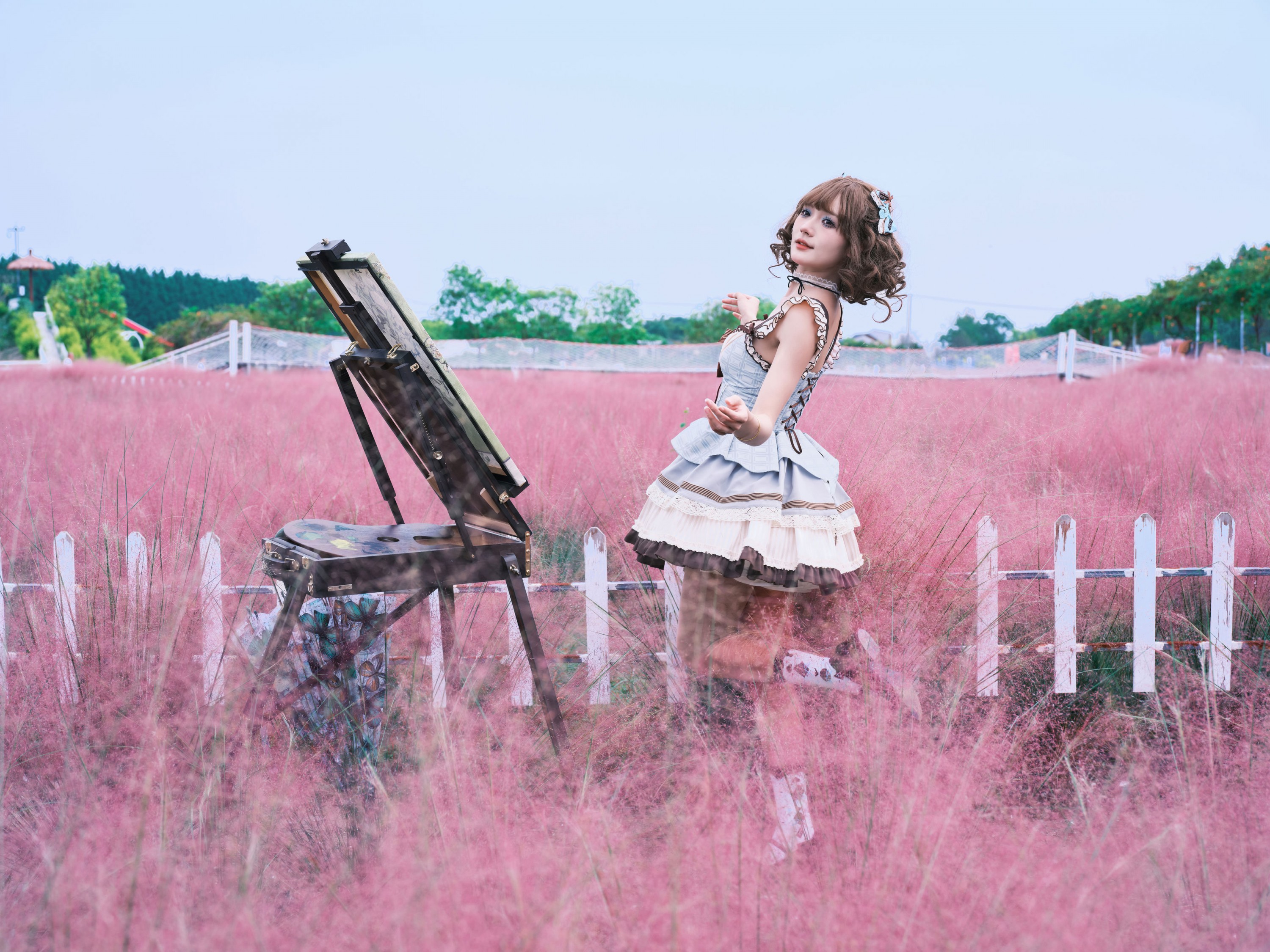 兔子Zzz不吃胡萝卜 – 《洛装的秋日粉黛游园》[41P]