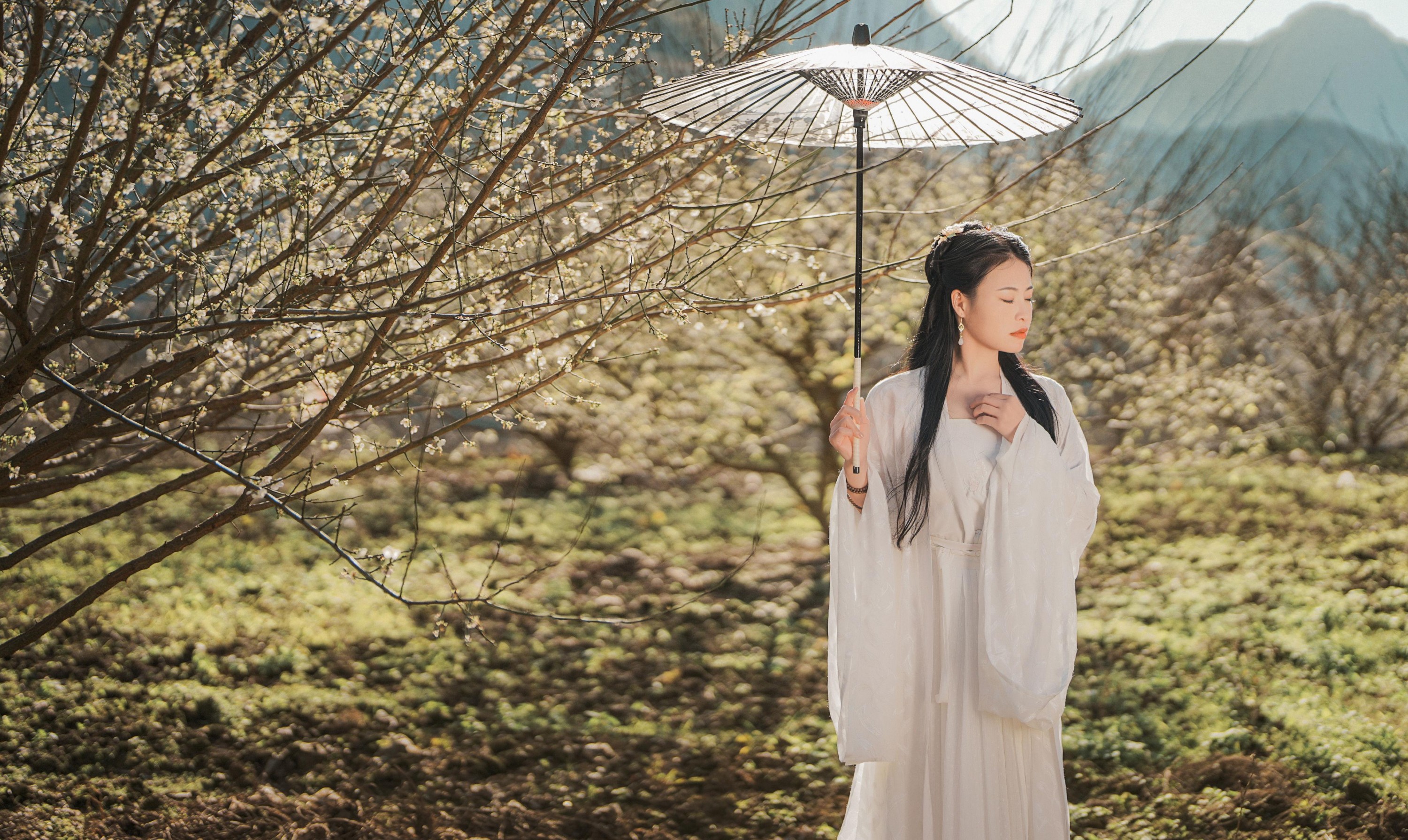 张秋华 – 《古风人像拍摄-梅花-张秋华》[16P]